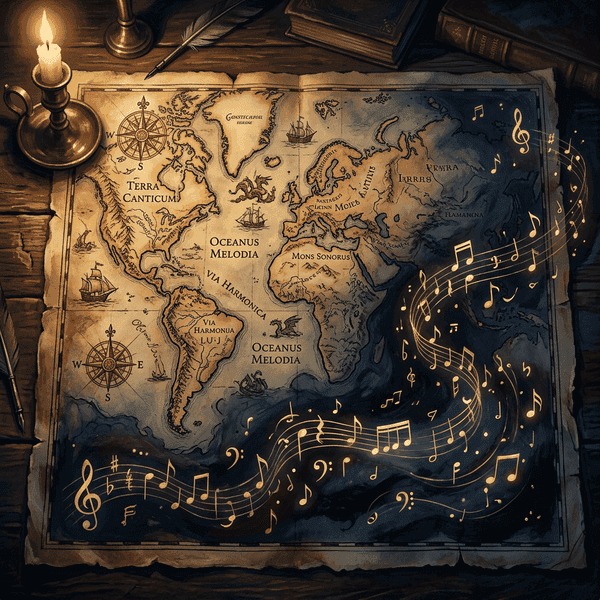 Carte de ta voix — Terra Canticum, Oceanus Melodia, Via Harmonica